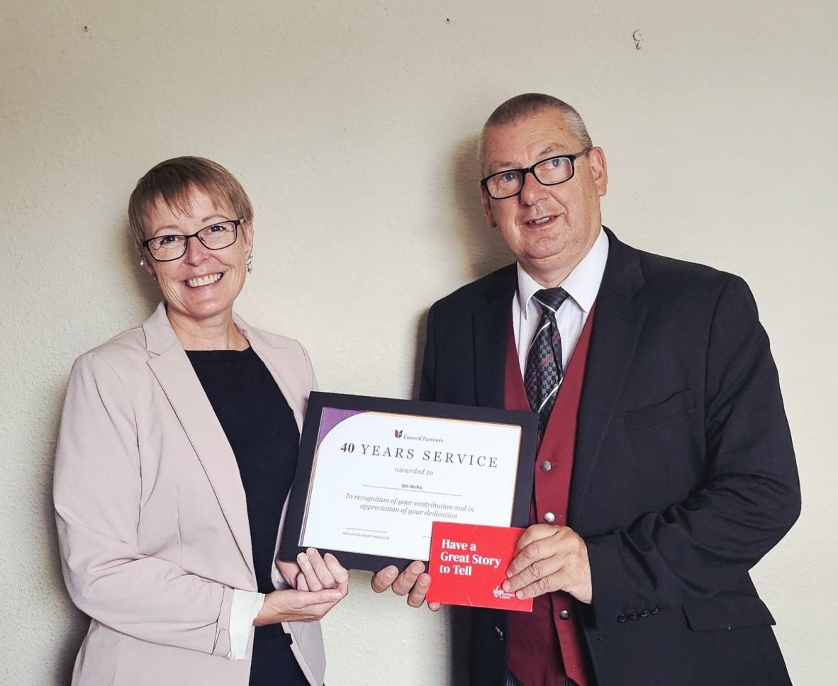 Celebrating 40 Years of Dedicated Service: Ian Nicks
